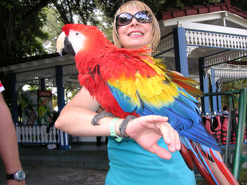 Cuba 2007 - CubaLee photo 05: Varadero Park - Lee and Pancho.